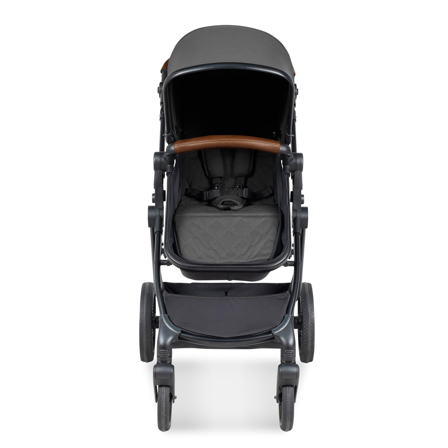 Ickle Bubba - COSMO 3 IN 1 TS, i-SIZE & ISOFIX BASE - BLACK / GRAPHITE GREY / TAN