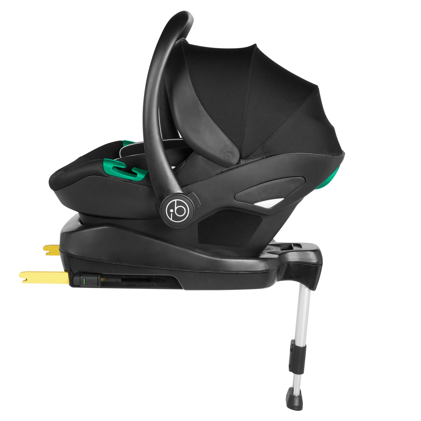 Ickle Bubba - COSMO 3 IN 1 TS, i-SIZE & ISOFIX BASE - BLACK / GRAPHITE GREY / TAN