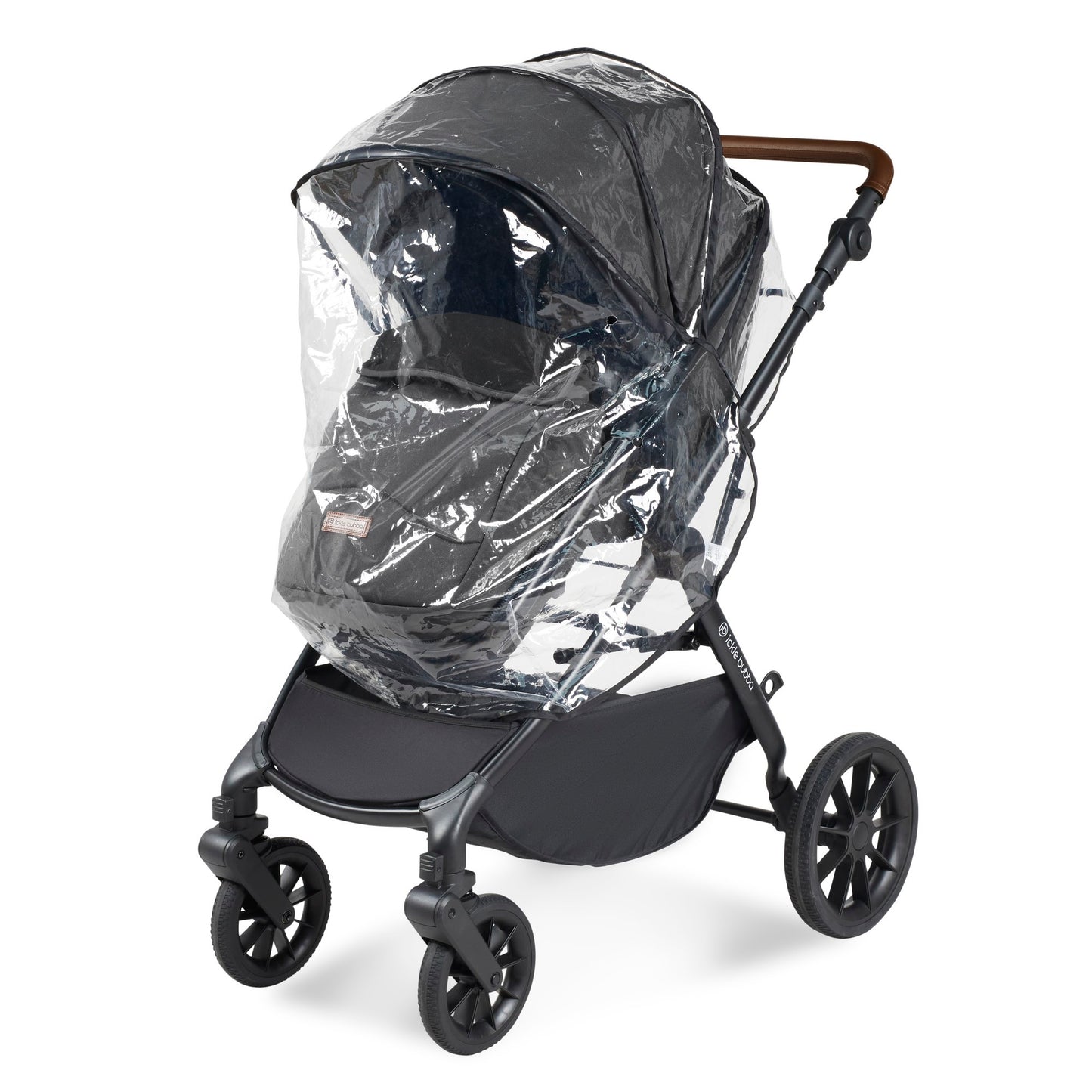 Ickle Bubba - COSMO 3 IN 1 TS, i-SIZE & ISOFIX BASE - BLACK / GRAPHITE GREY / TAN