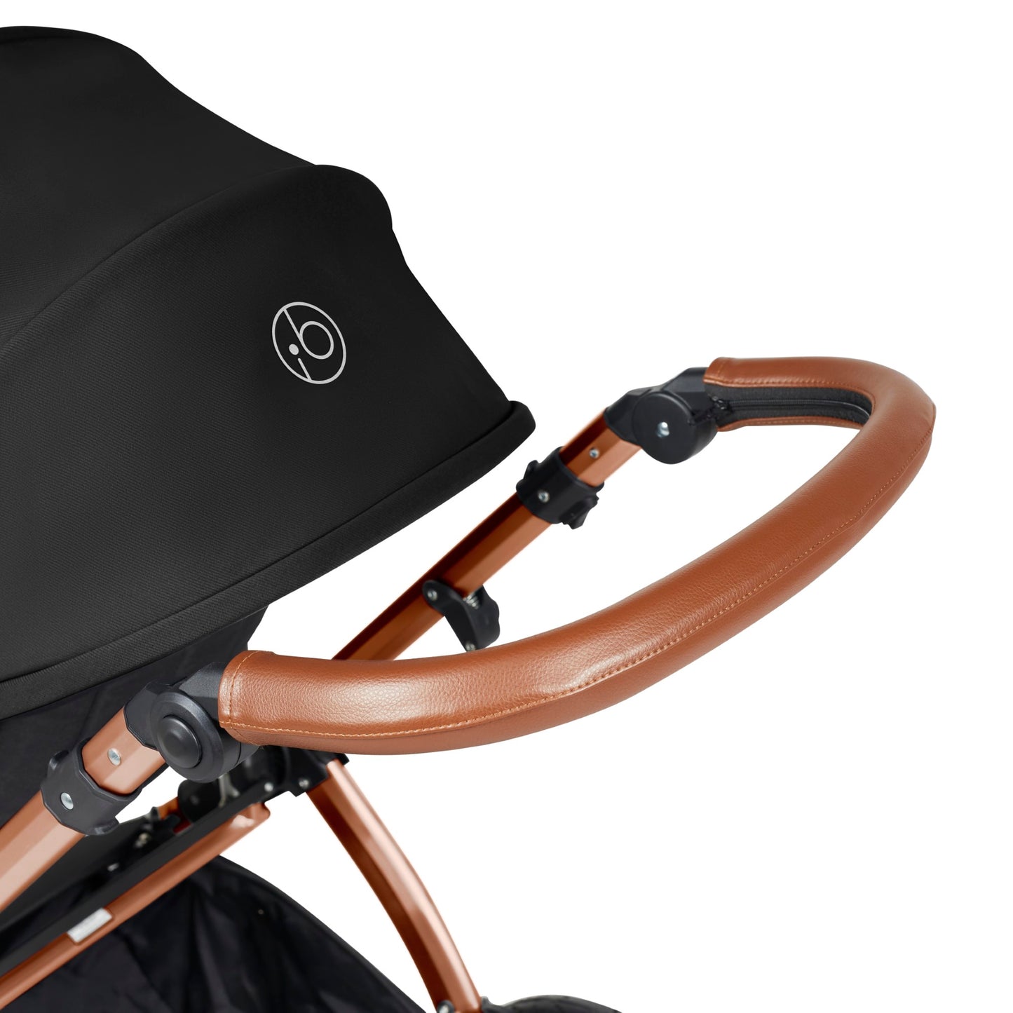 Ickle Bubba - STOMP LUXE AIO, i-SIZE & ISOFIX BASE - BRONZE / MIDNIGHT / TAN