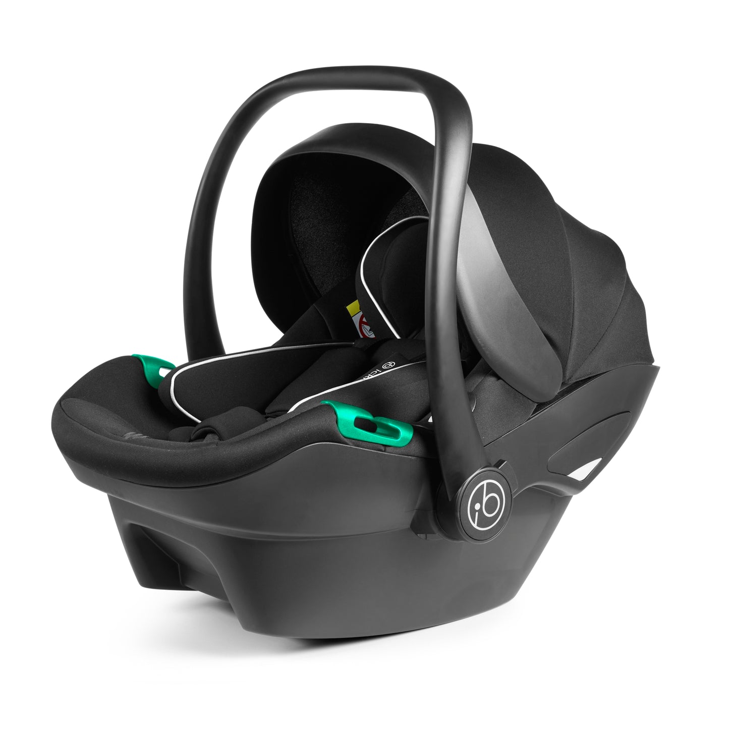 Ickle Bubba - STOMP LUXE AIO, i-SIZE & ISOFIX BASE - BLACK / CHARCOAL GREY / BLACK