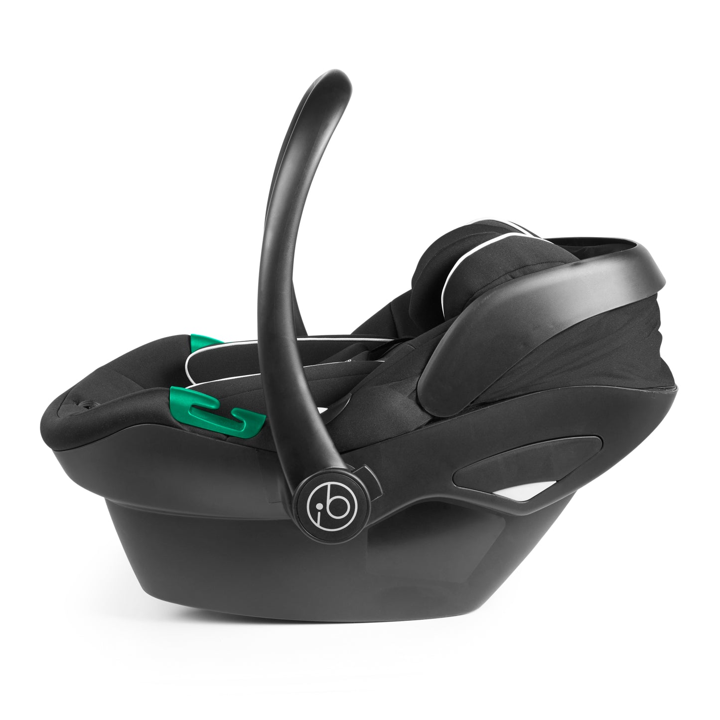 Ickle Bubba - STOMP LUXE AIO, i-SIZE & ISOFIX BASE - BLACK / CHARCOAL GREY / BLACK