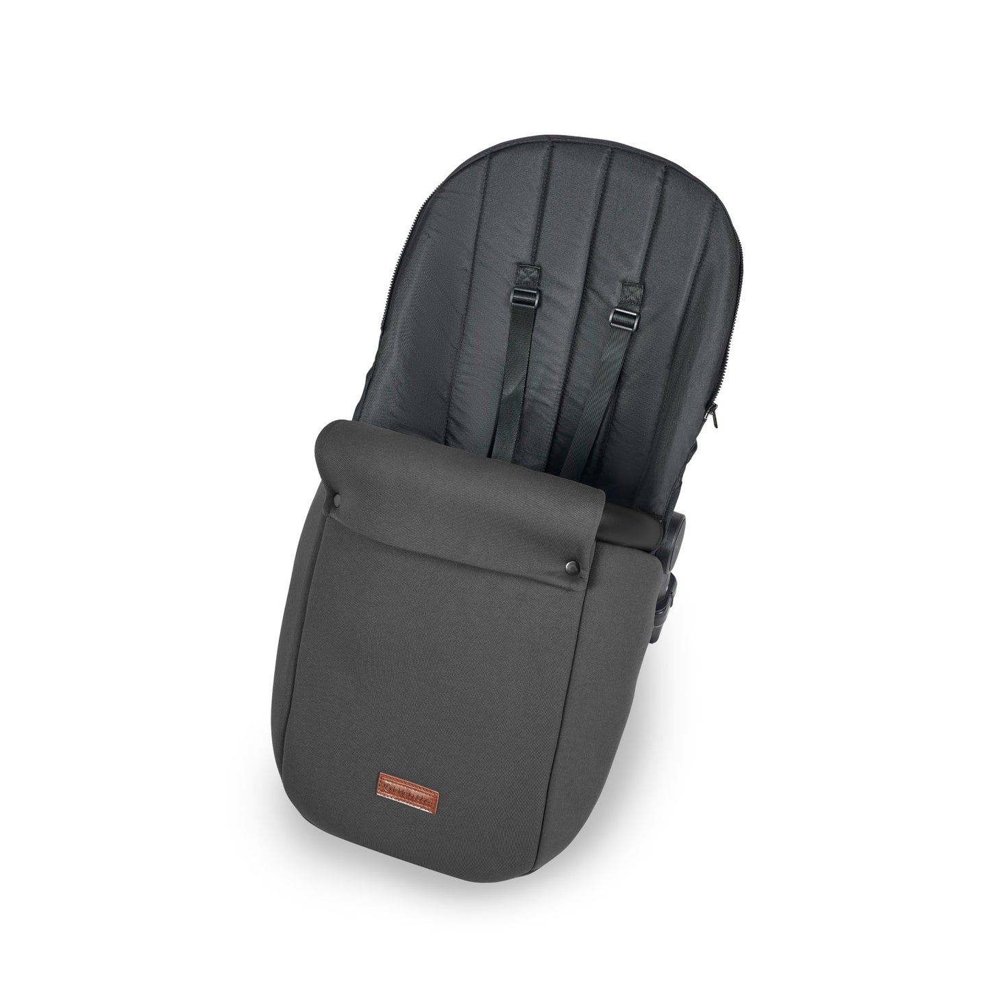 Ickle Bubba - STOMP LUXE AIO, i-SIZE & ISOFIX BASE - BLACK / CHARCOAL GREY / BLACK