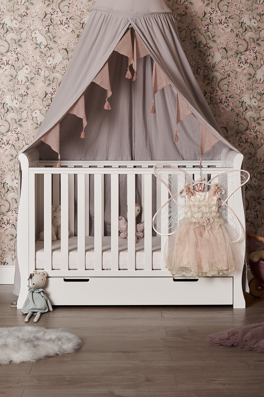 Stamford Mini Cot Bed - White