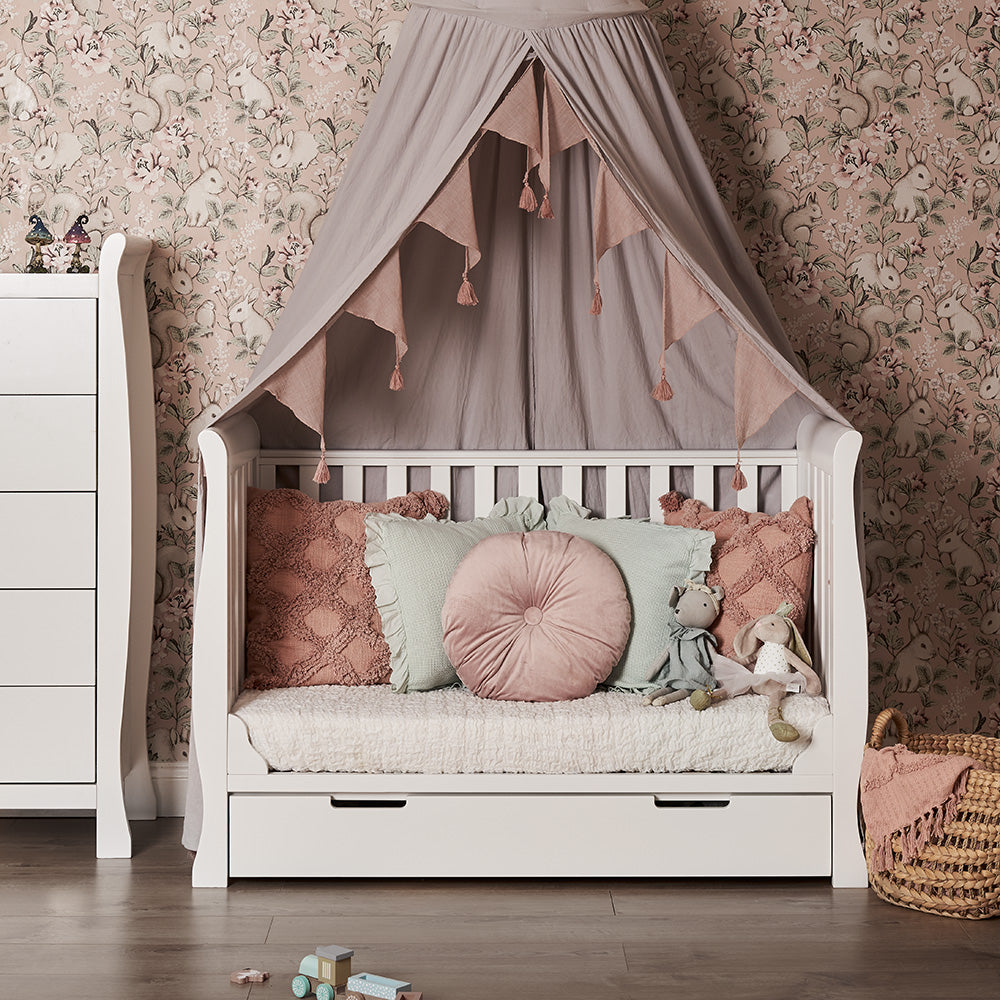 Stamford Mini Cot Bed - White