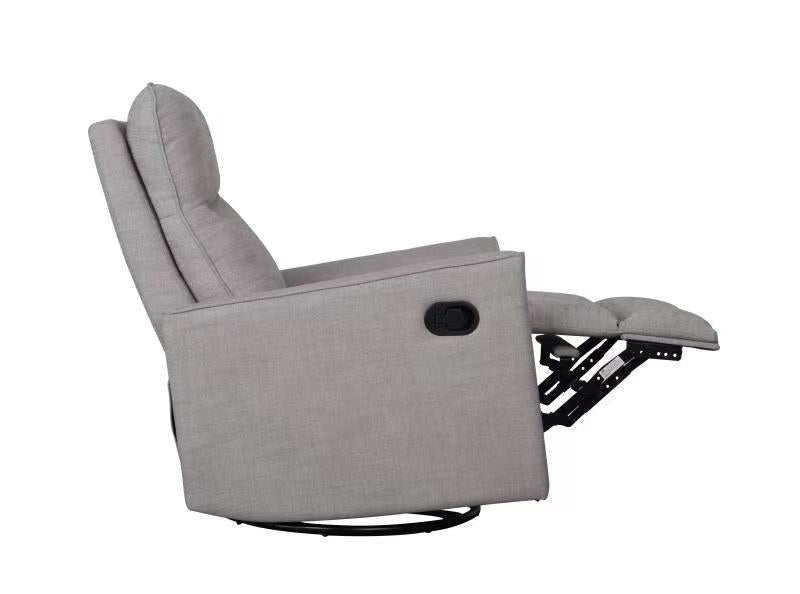 Savannah Swivel Glider Recliner Chair – Pebble