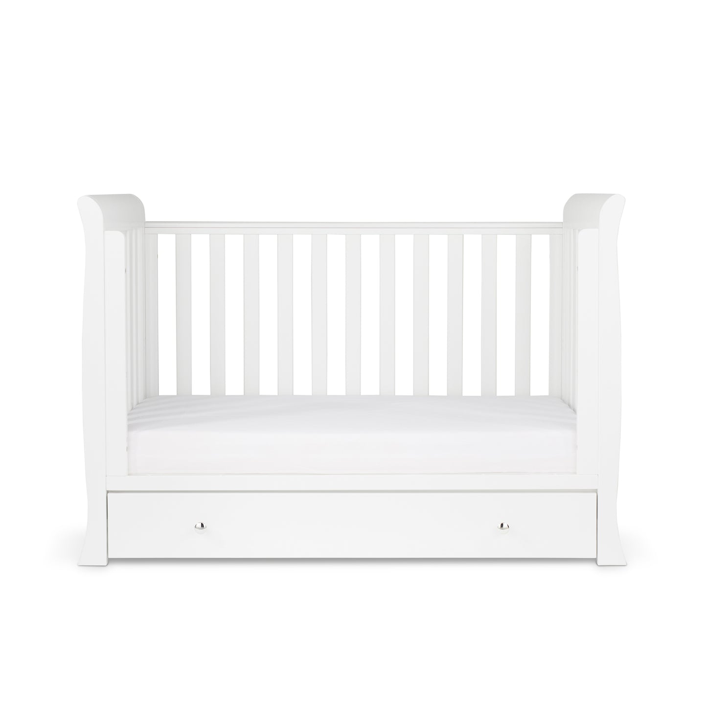 Ickle Bubba - Snowdon 4 in 1 Mini 2 Piece Furniture Set and Fibre Mattress - White