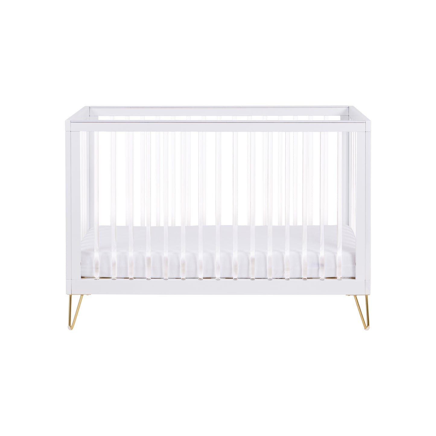 Babymore Mini Cot Kimi Cot Bed - Acrylic