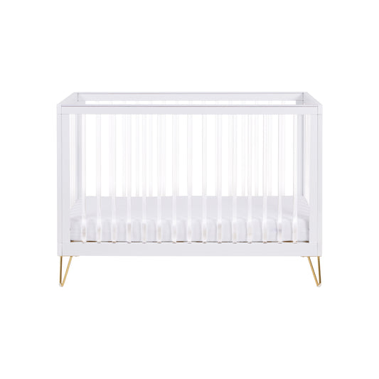 Babymore Mini Cot Kimi Cot Bed - Acrylic