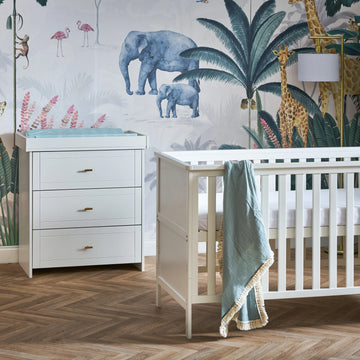 Obaby Evie Mini 2 Piece Room Set - White.