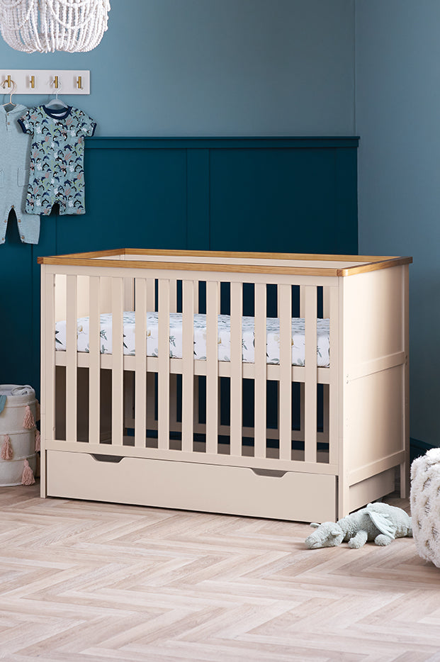 Ickle bubba - Evie Mini Cot Bed - Cashmere