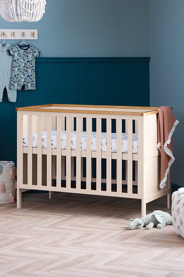 Ickle bubba - Evie Mini Cot Bed - Cashmere