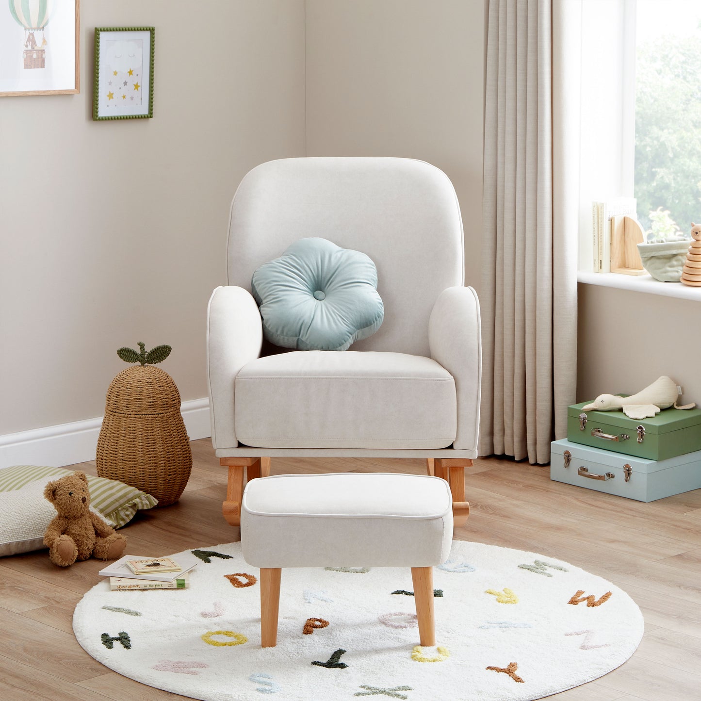 Babymore Freya Nursing Chair with Stool