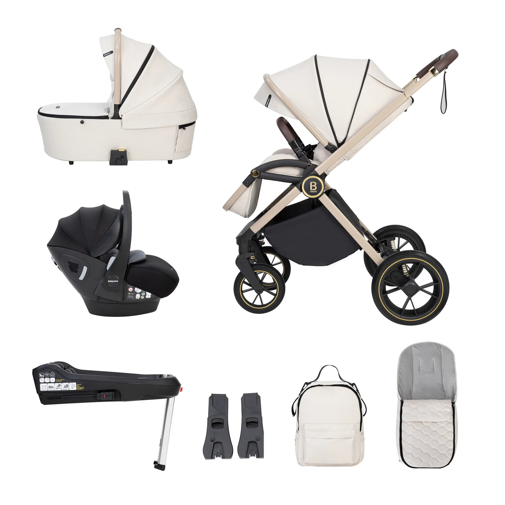 Babymore Kai Travel System – Sandstone