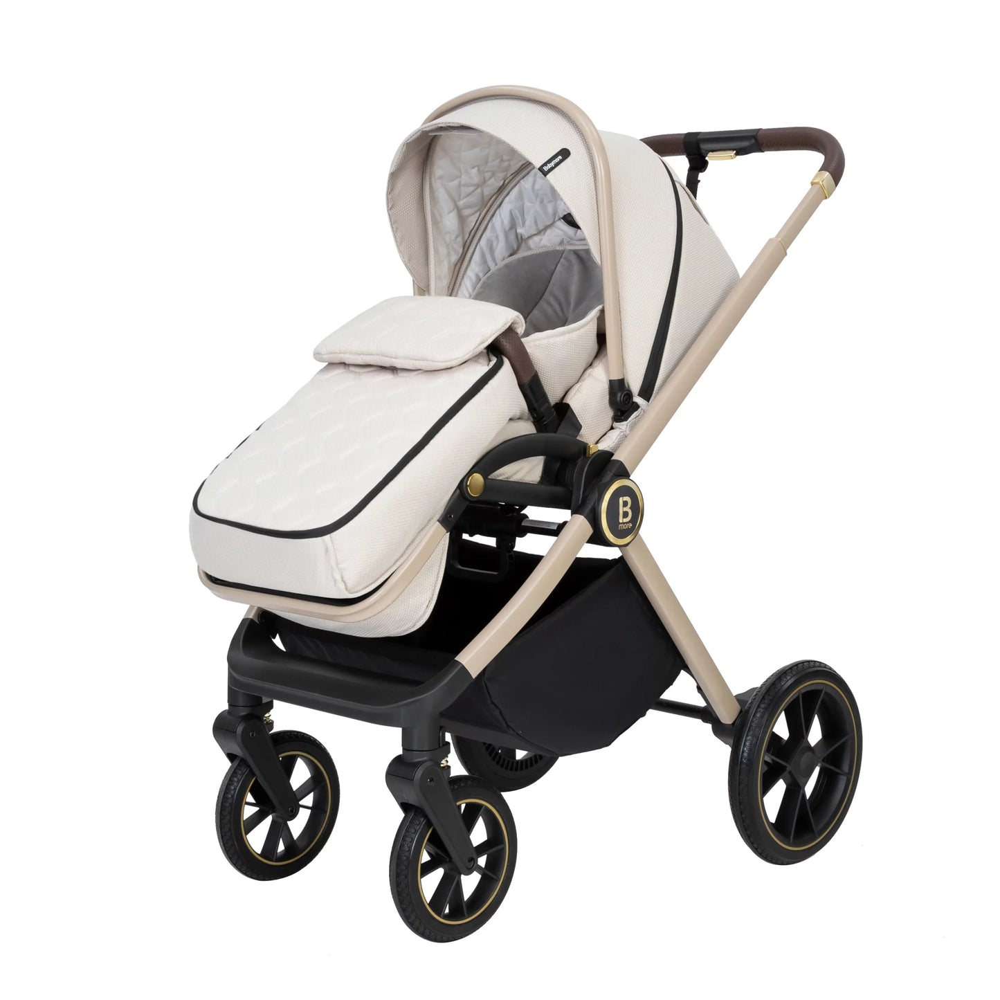 Babymore Kai Travel System Pecan with Base - Sandstone