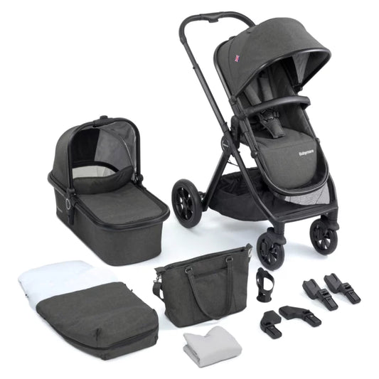 Babymore MeMore V2 Pram Pushchair - Black