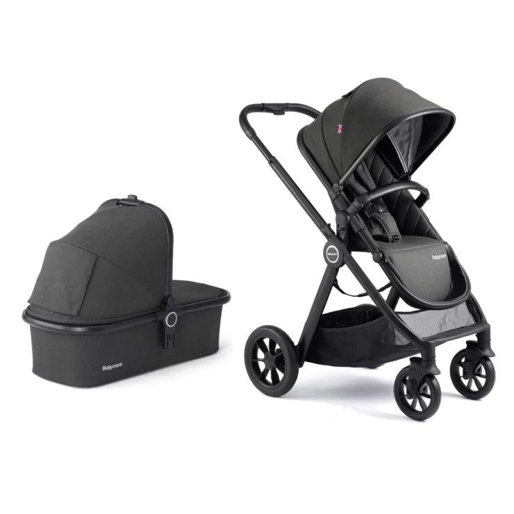 Babymore MeMore V2 Pram Pushchair - Black