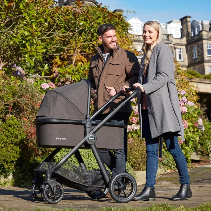 Babymore MeMore V2 Pram Pushchair - Black