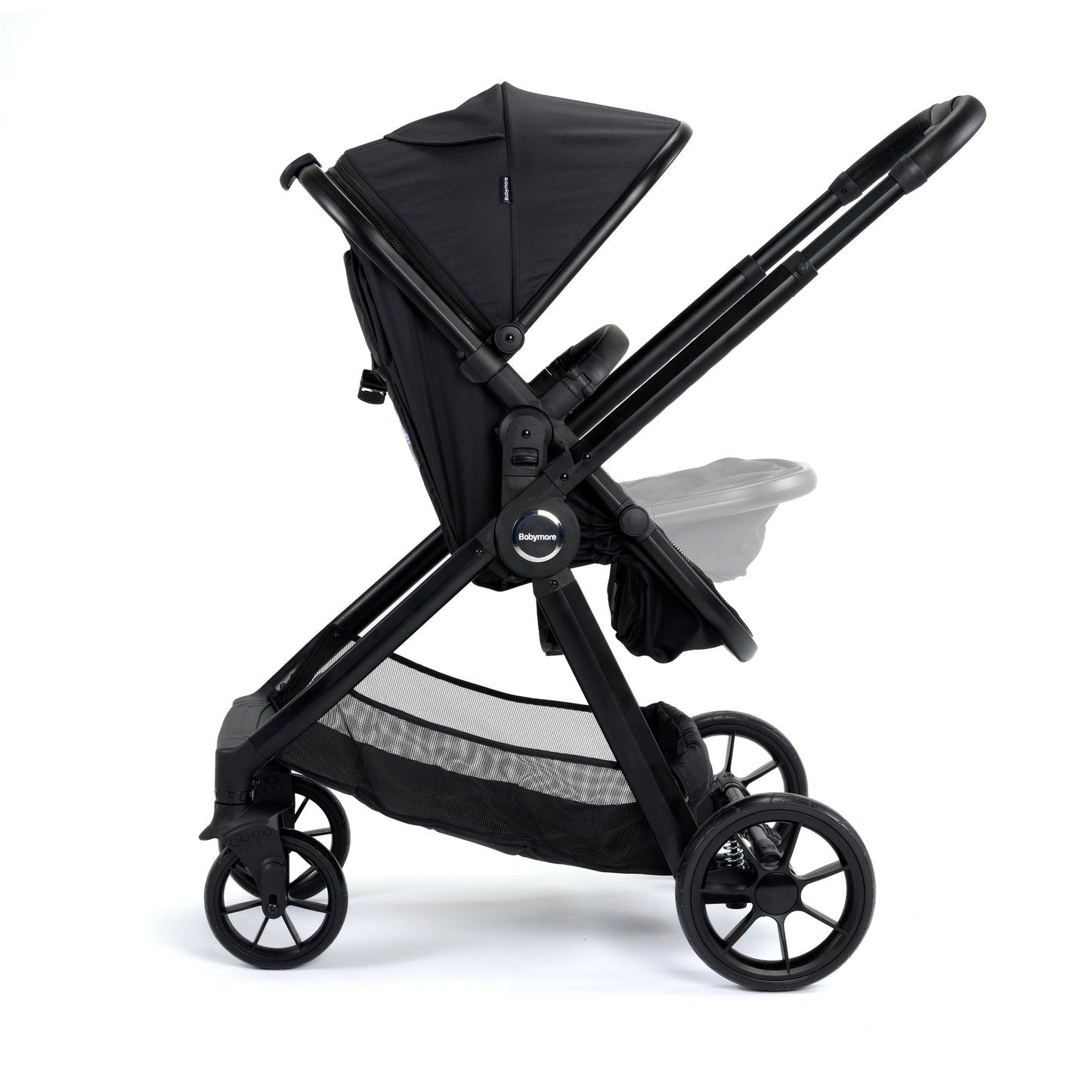 Babymore Mimi Pram & Pushchair - Black **