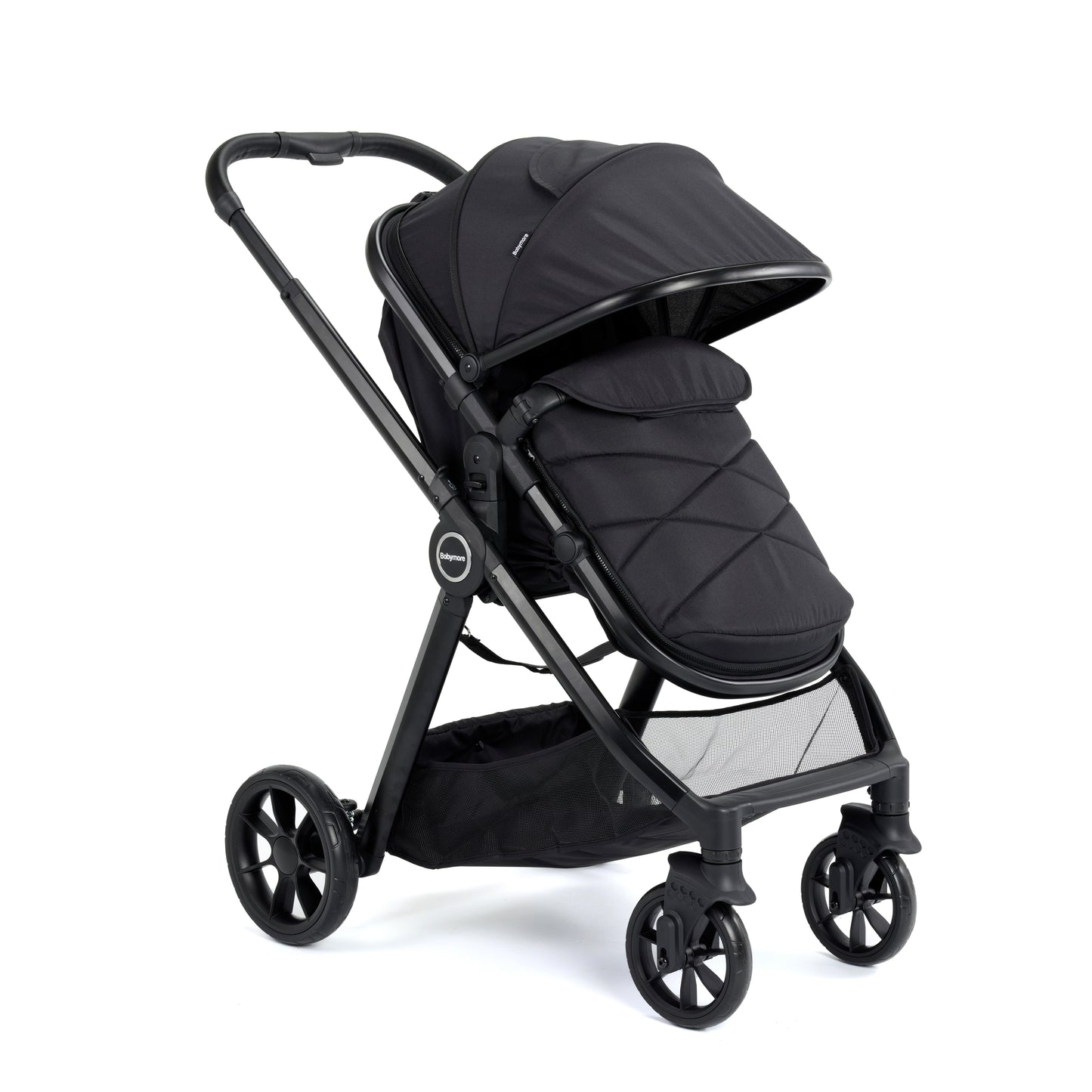 Babymore Mimi Pram & Pushchair - Black **