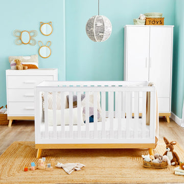 Baby Mona 3 Piece Nursery Furniture Set – White