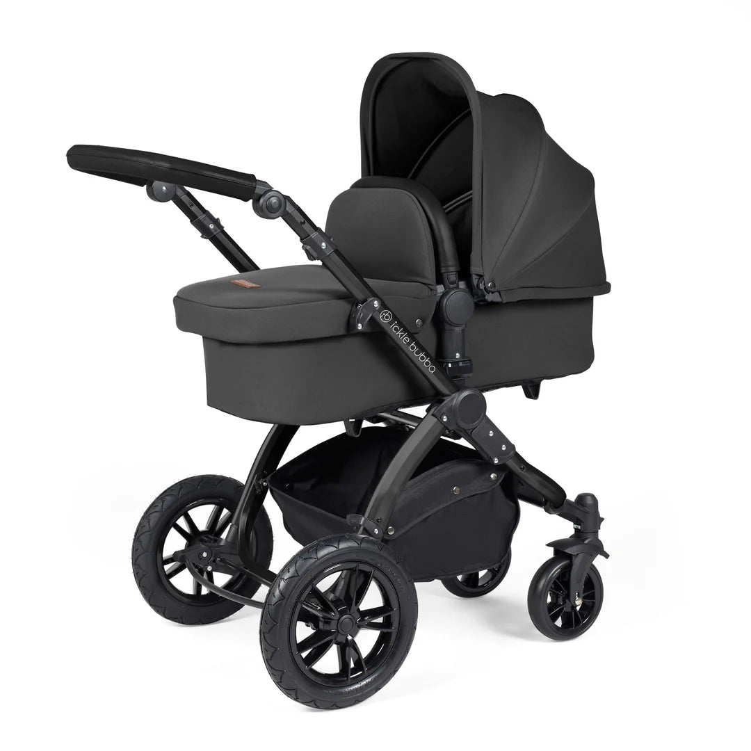 Ickle Bubba - STOMP LUXE AIO, i-SIZE & ISOFIX BASE - BRONZE / MIDNIGHT / BLACK