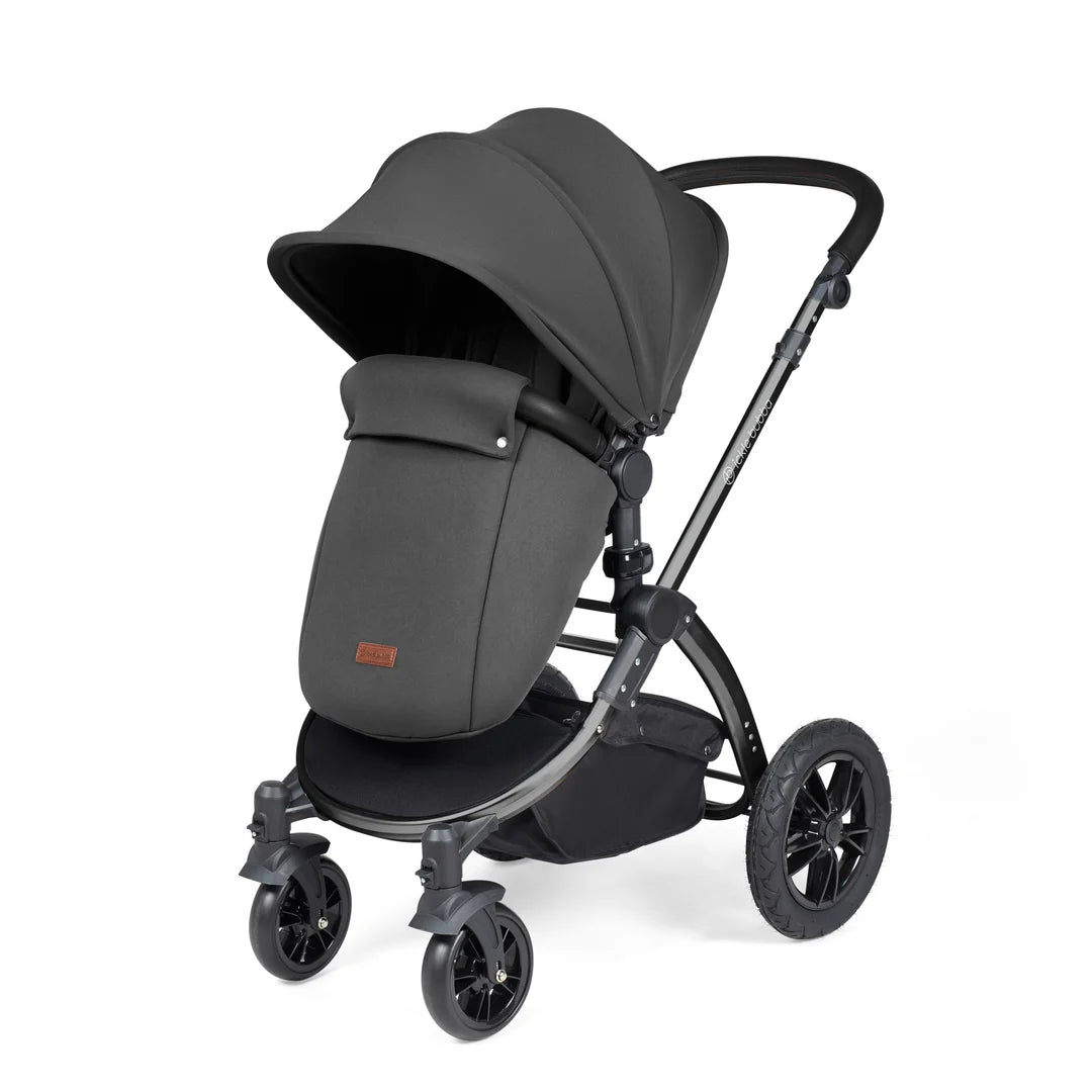 Ickle Bubba - STOMP LUXE AIO, i-SIZE & ISOFIX BASE - BRONZE / MIDNIGHT / BLACK