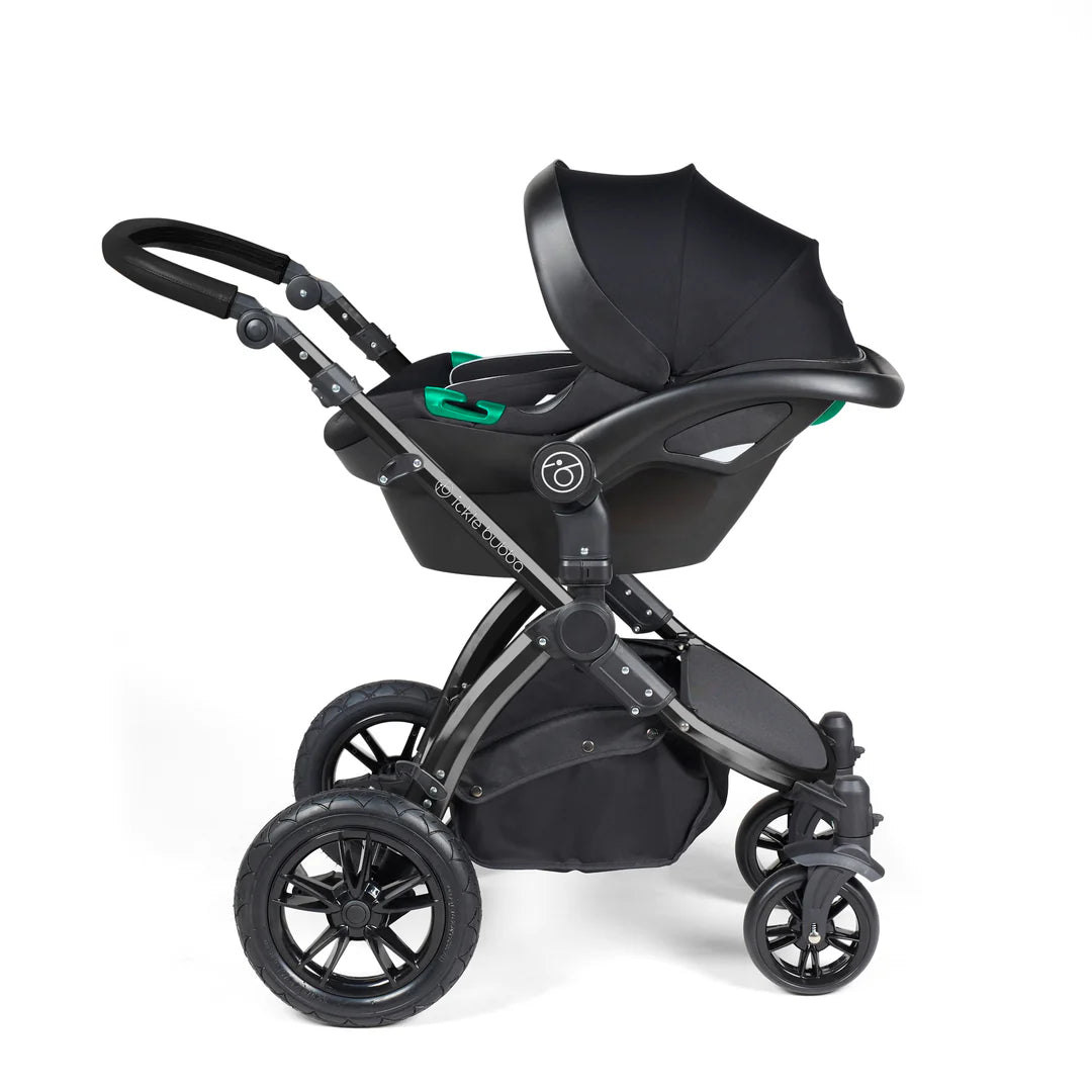 Ickle Bubba - STOMP LUXE AIO, i-SIZE & ISOFIX BASE - BRONZE / MIDNIGHT / BLACK