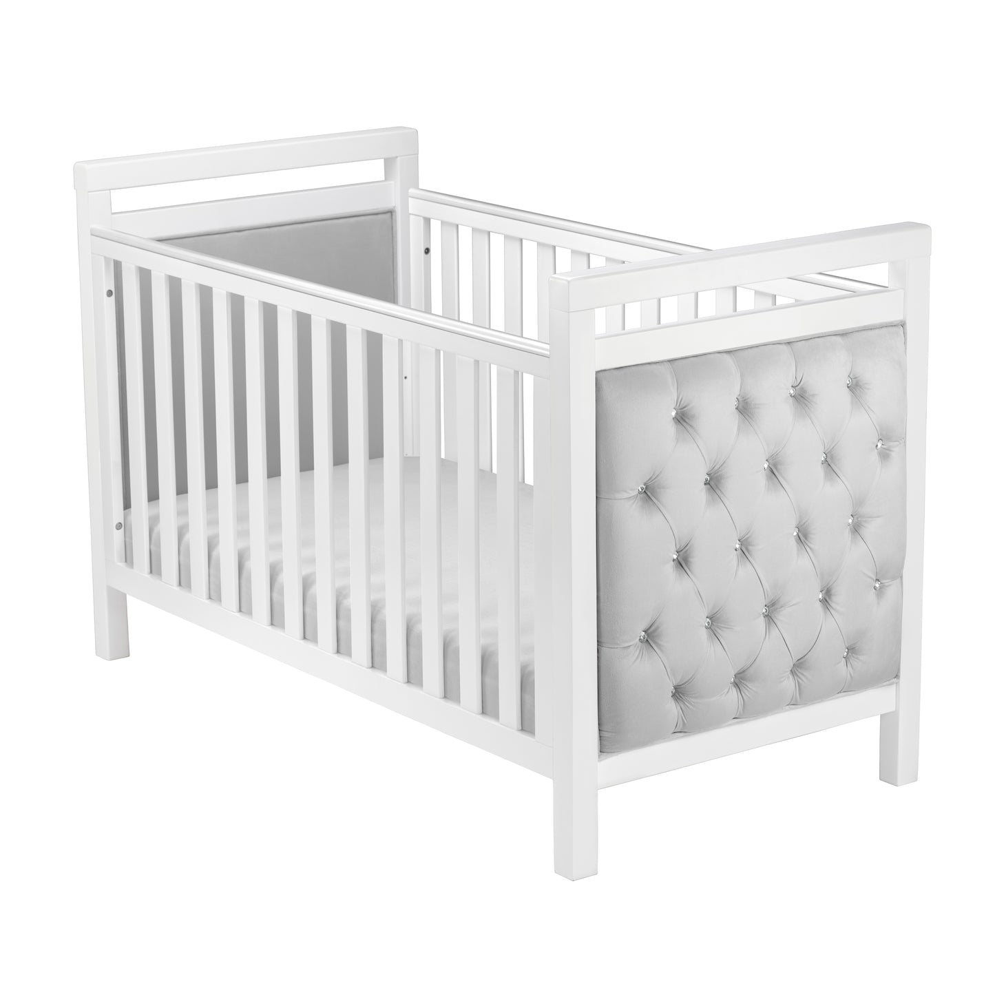 Babymore Velvet Deluxe Cot Bed