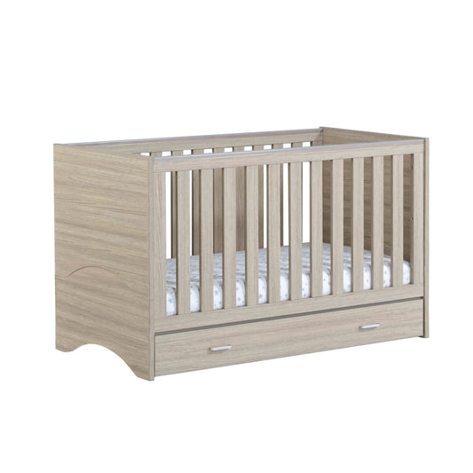 Babymore Veni Cot Bed With Drawer